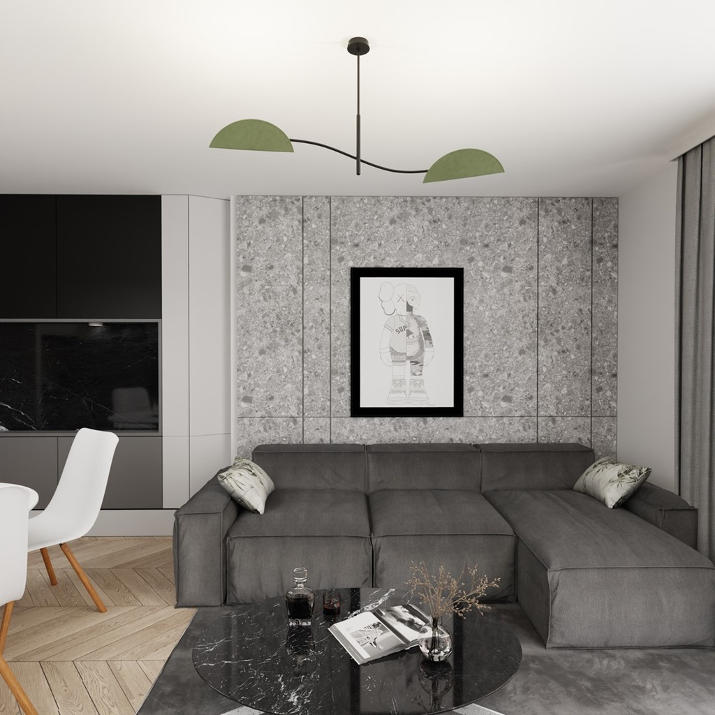 LOTUS 2 Ceiling Lamp – black/green – photo 6