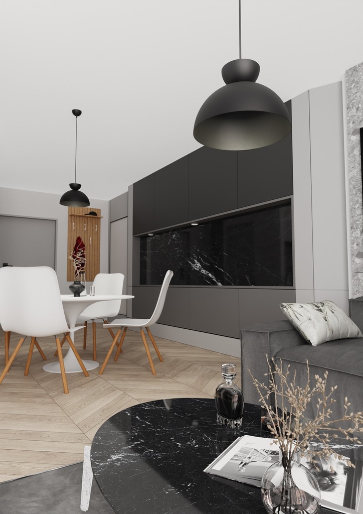 LUNARO 1S Pendant lamp – black – photo 7