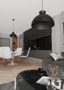 LUNARO 1L Pendelleuchte – Schwarz – Foto 7