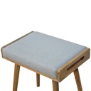 Repose-pieds style plateau en tweed gris – photo 8