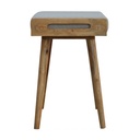 Repose-pieds style plateau en tweed gris – photo 9