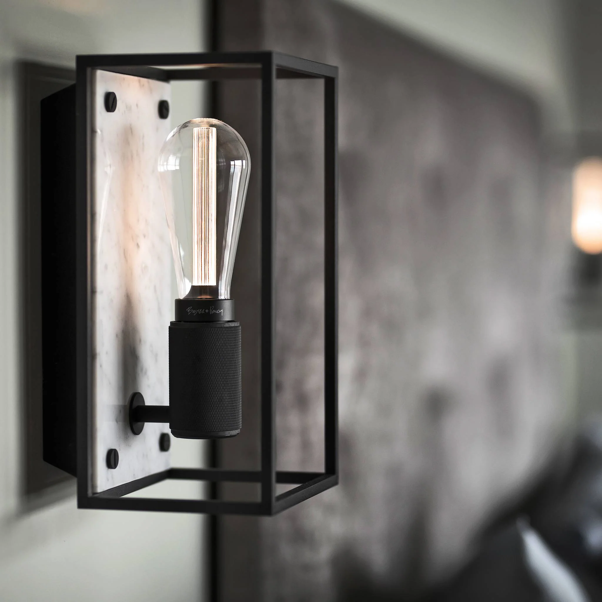 CAGED WALL / MEDIUM / CROSS · WHITE MARBLE · 5