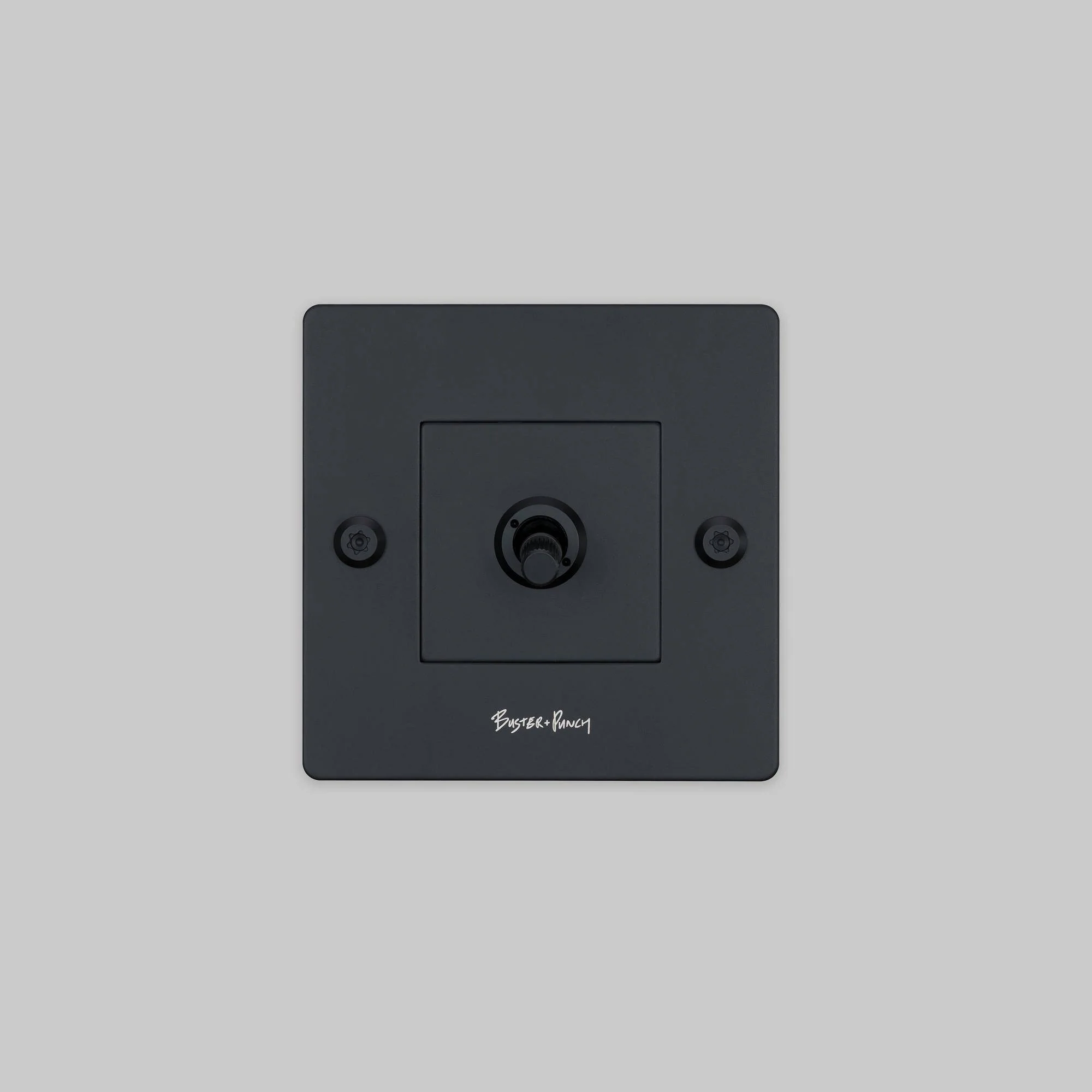 Lichtschalter 1G TOGGLE / LINEAR / WITH LOGO – SCHWARZ – Foto 2