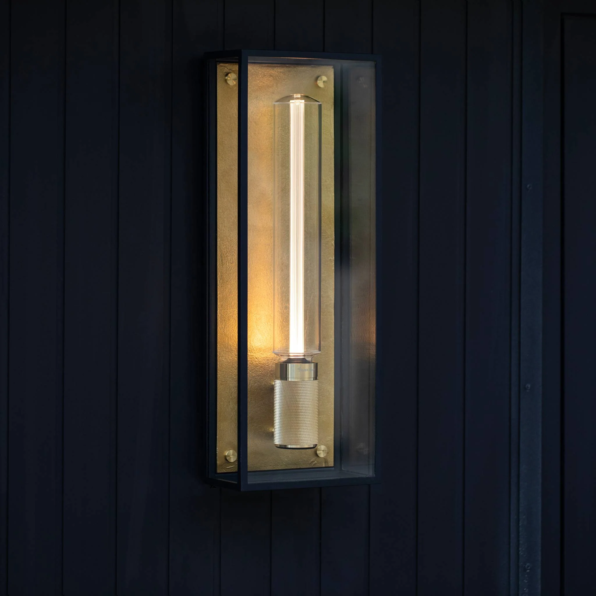 CAGED WET / WALL / CROSS / LARGE · BRASS · 7