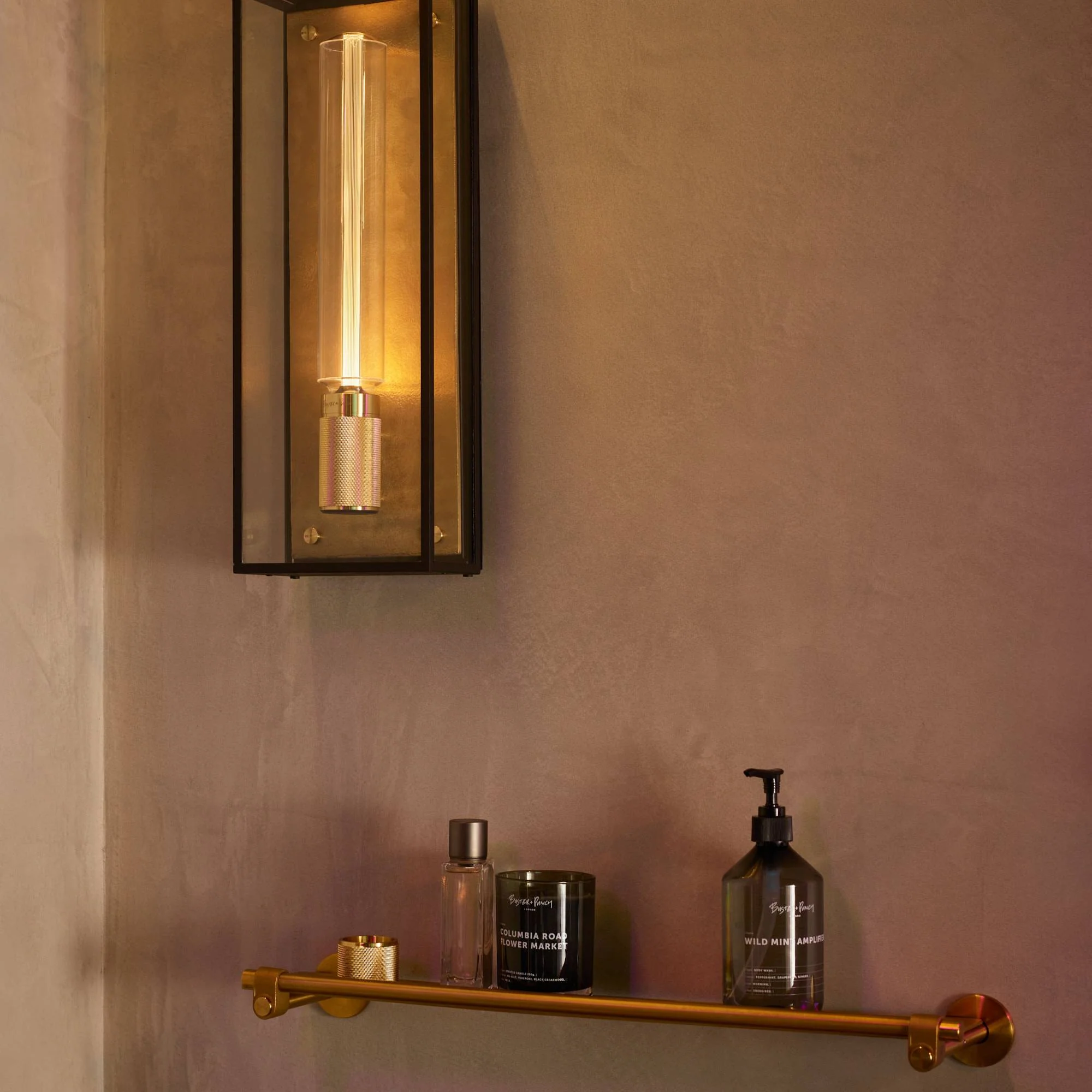 CAGED WET / WALL / CROSS / LARGE · BRASS · 10