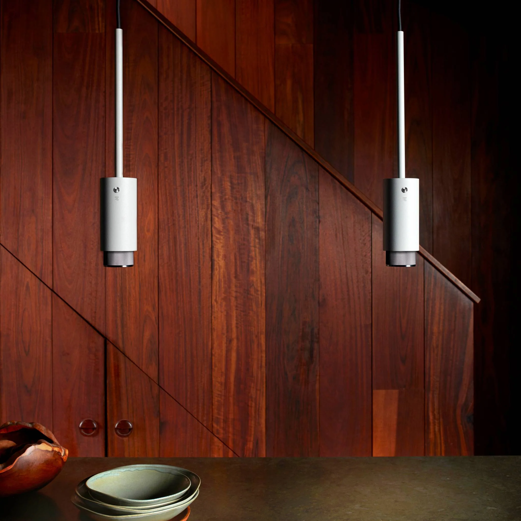 EXHAUST PENDANT / LINEAR / STONE · STEEL · 5