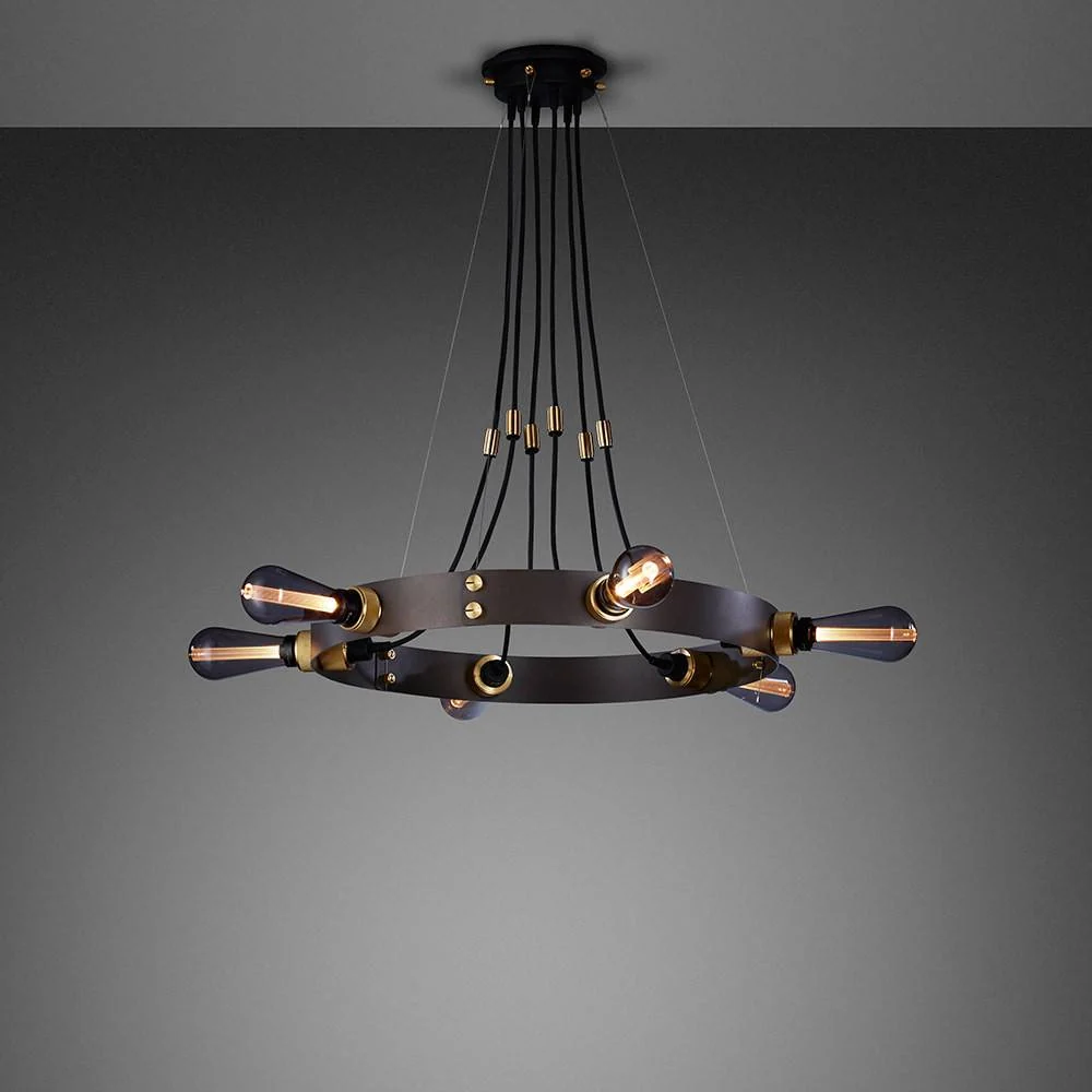 HERO LIGHT / CROSS / GRAPHITE chandelier – SMOKED BRONZE – photo 3