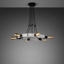 Kronleuchter HERO LIGHT / CROSS / STONE – RAUCHBRONZE – Foto 2