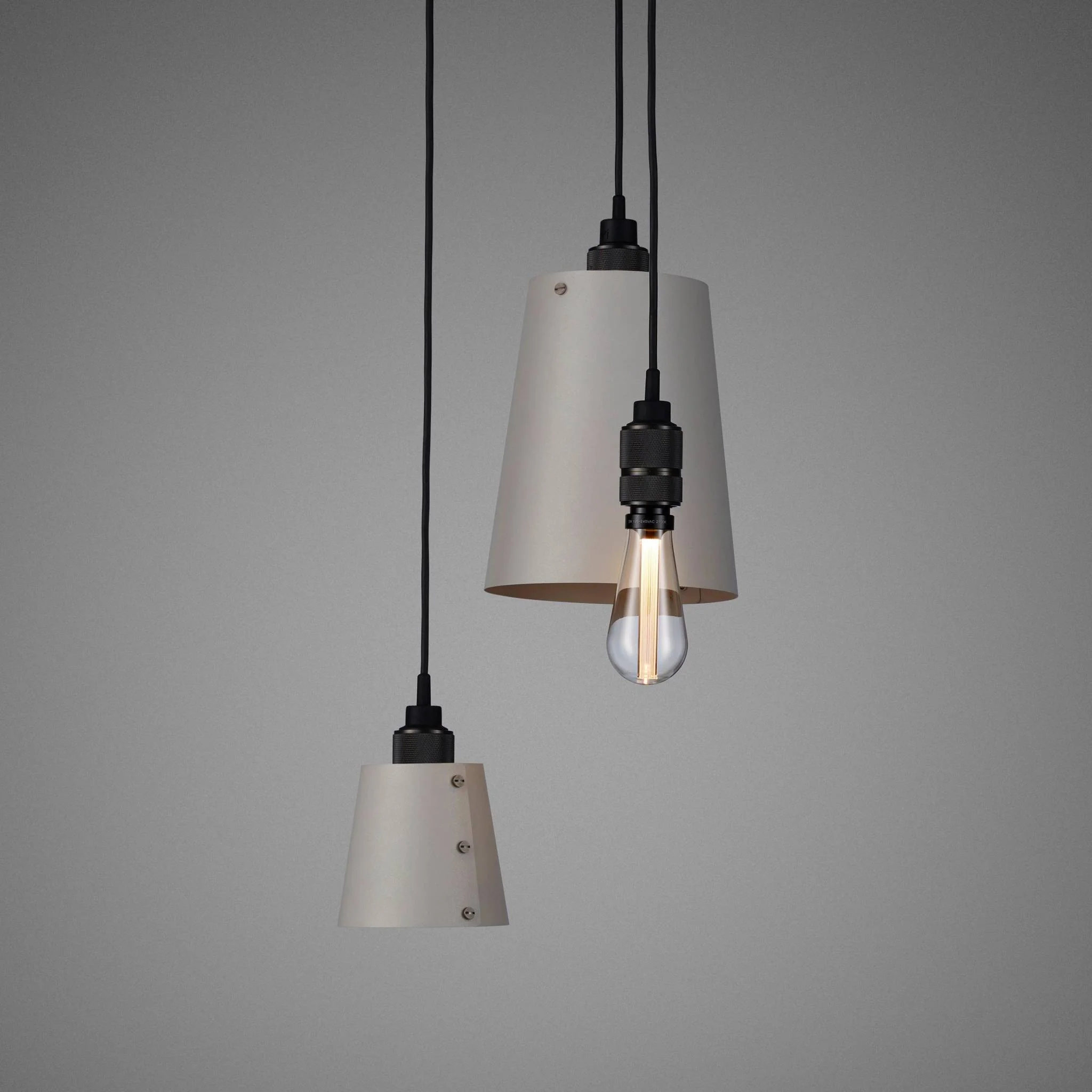 HOOKED 3.0 / MIX / CROSS / STONE pendant light – SMOKED BRONZE, 2.0M – photo 2