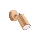 ZEKE oak wall lamp