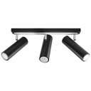 DIREZIONE 3 ceiling light black