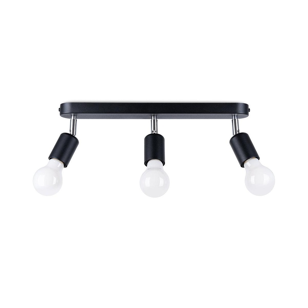 FORNES 3 ceiling light black