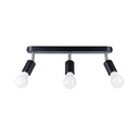 FORNES 3 ceiling light black