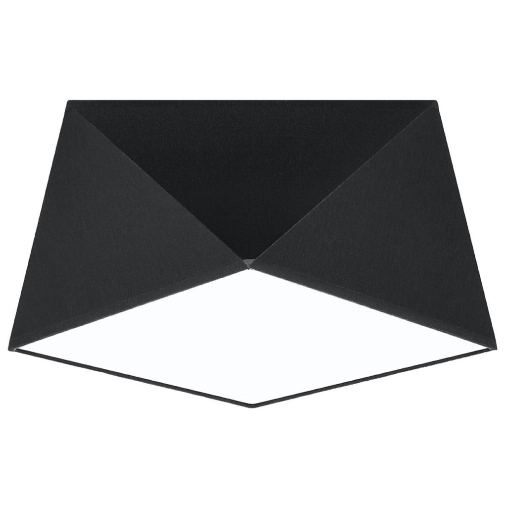 HEXA 25 schwarze Deckenleuchte