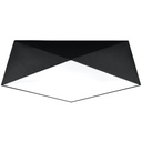 HEXA 45 schwarze Deckenleuchte
