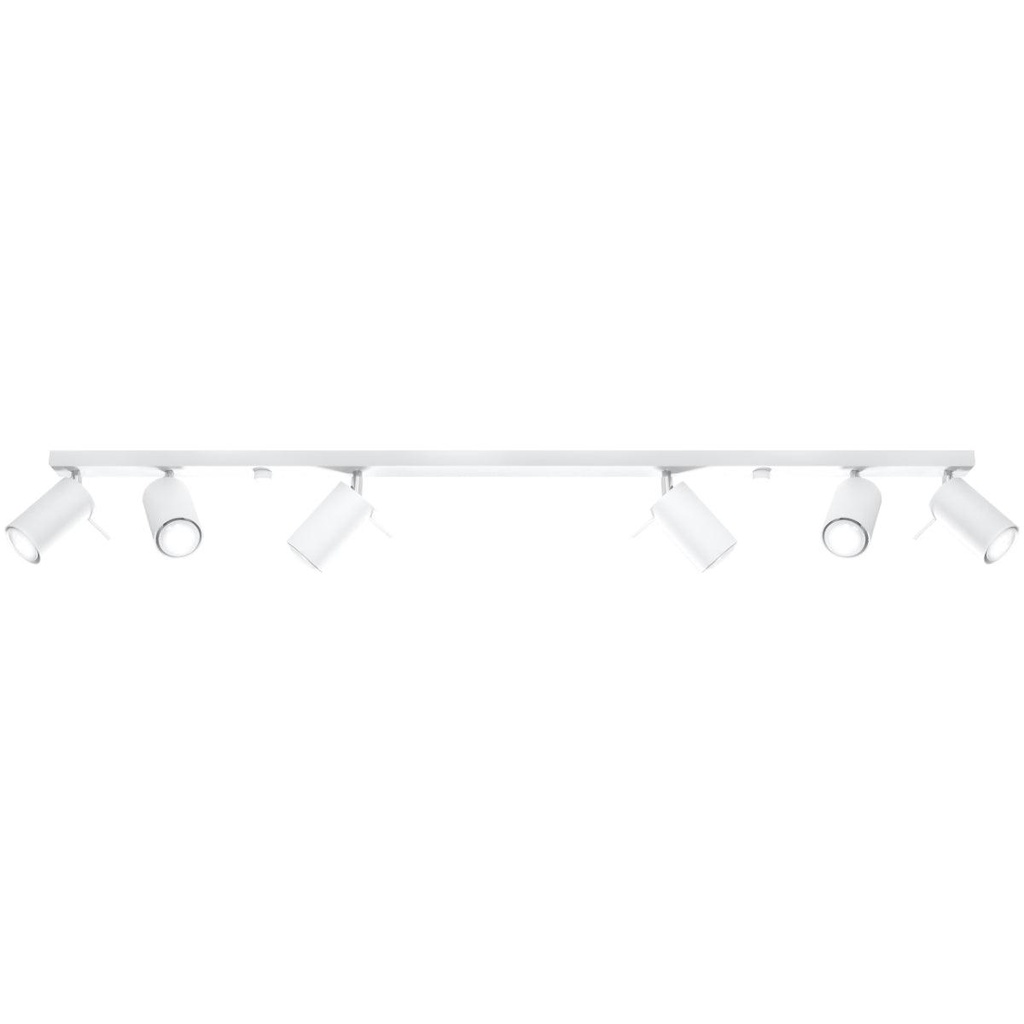 [SL.0333] RING 6L White Ceiling Lamp