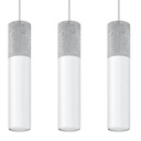 BORGIO 3L White Suspension Lamp