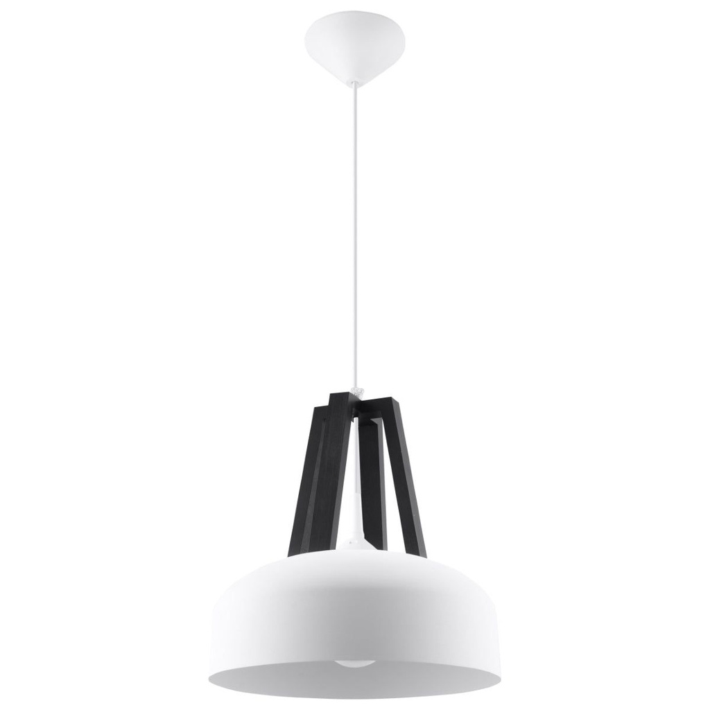 CASCO pendant lamp white/black