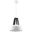 CASCO pendant lamp white/black