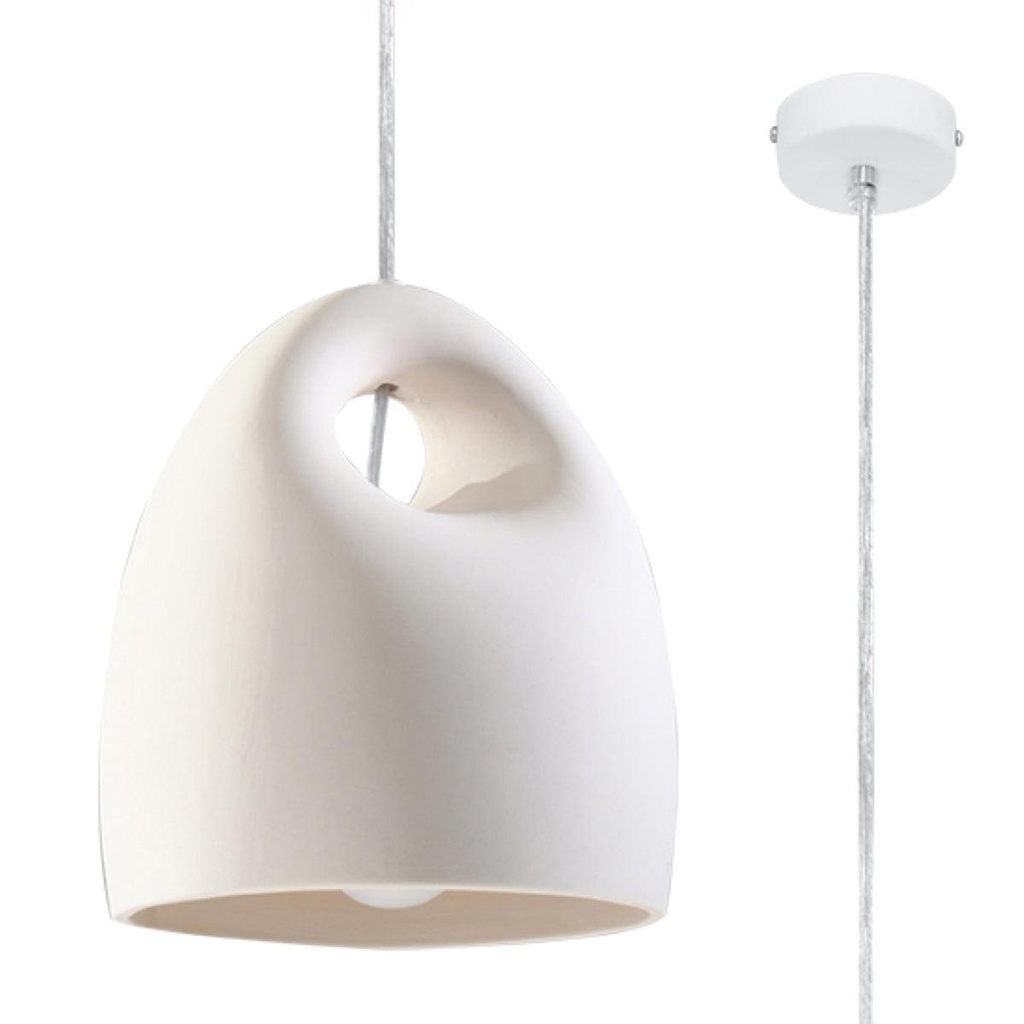 [SL.0842] Lampe à suspension en céramique BUKANO