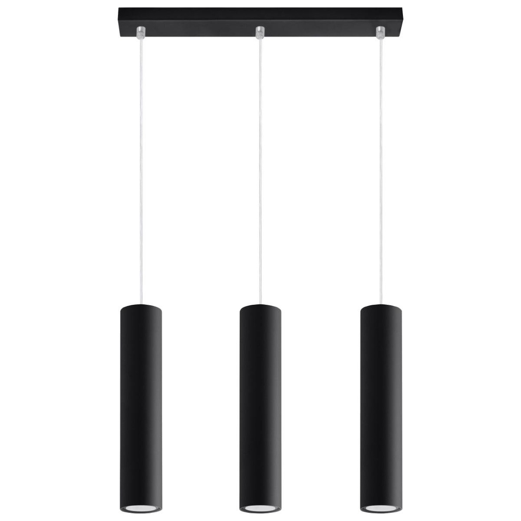 LAGOS 3L pendant lamp black
