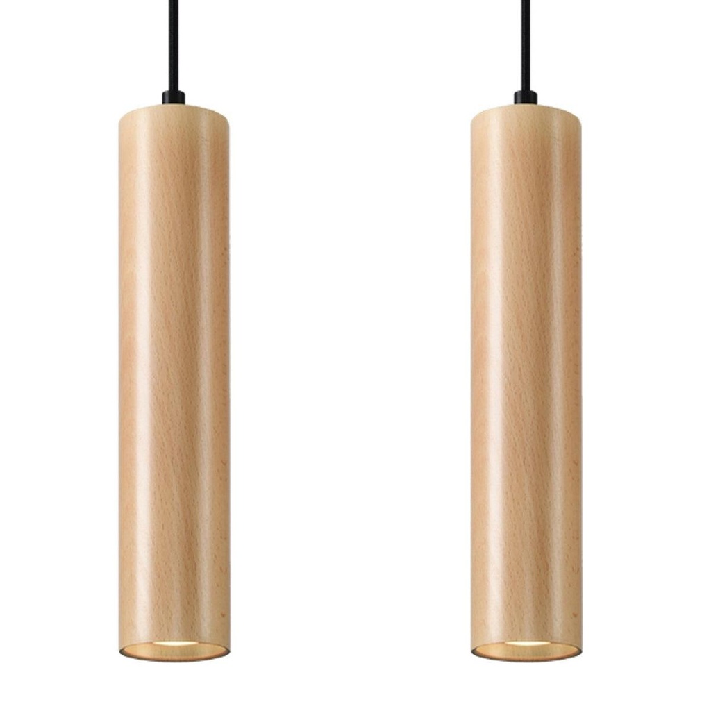 [SL.0637] LINO 2 wooden pendant lamp