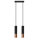 LOOPEZ 2 black/copper pendant lamp