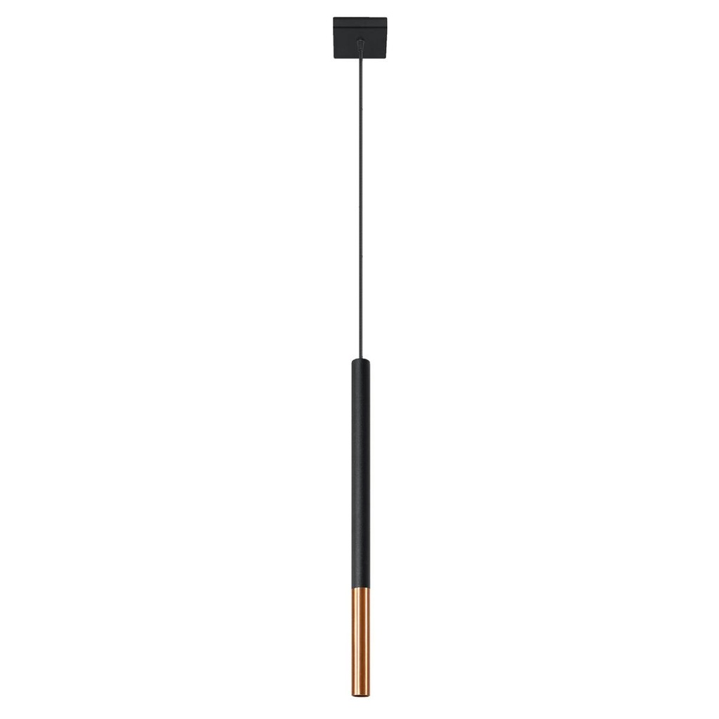 MOZAICA 1 Pendelleuchte, Schwarz/Kupfer
