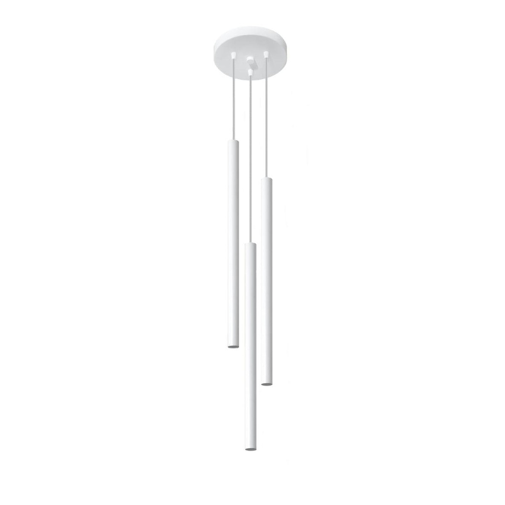 [SL.0467] Suspension PASTELO 3P blanche