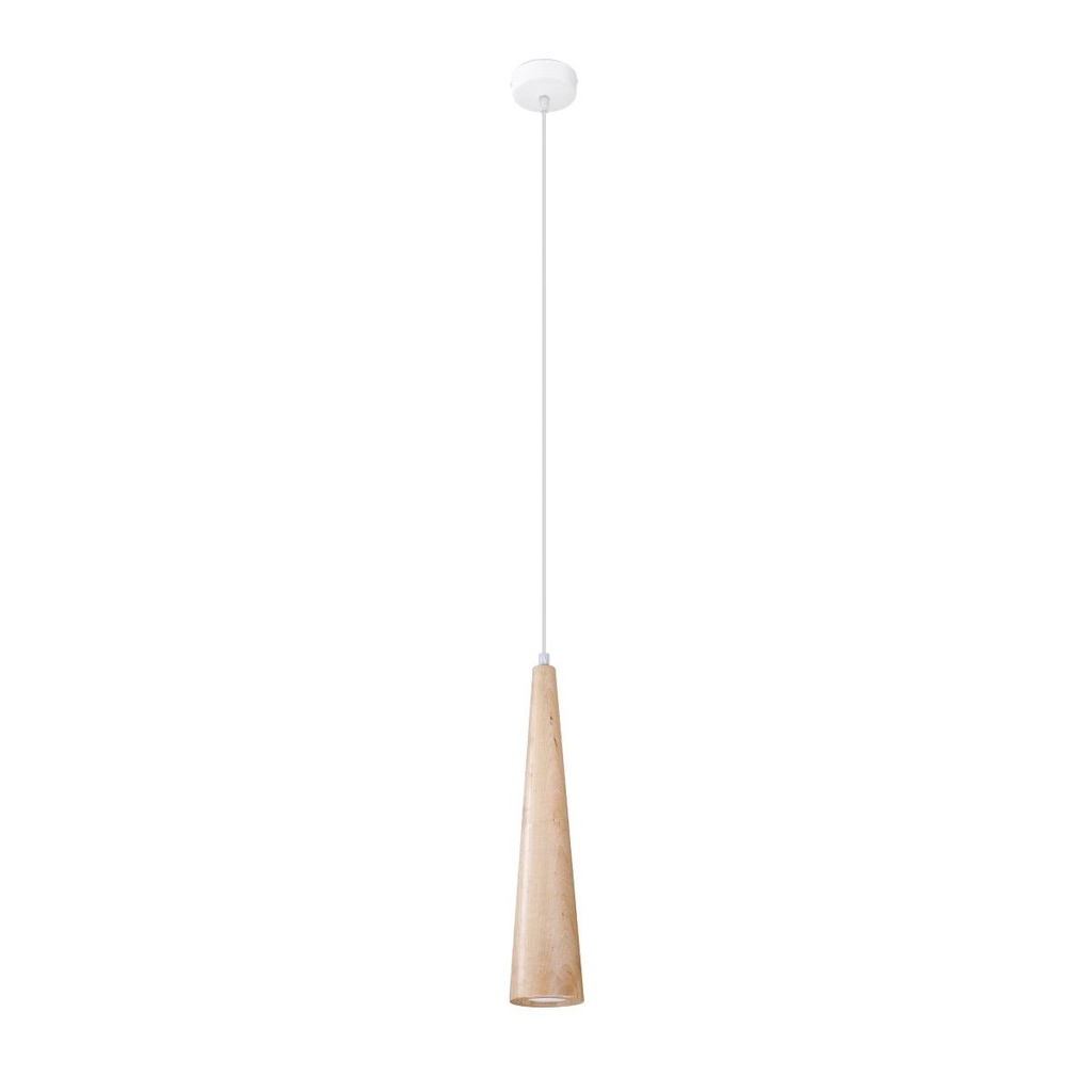 SULA 1 Suspension Lamp in Natural Wood