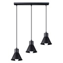 Suspension TALEJA 3 noire [E27]