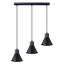TALEJA 3 pendant lamp black [ES111].