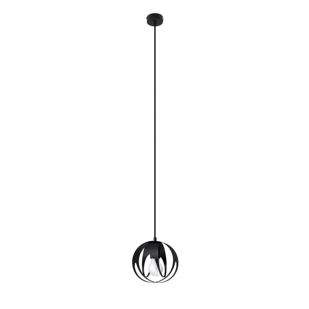 [SL.1087] TULOS 1 schwarze Pendelleuchte