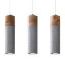 Suspension ZANE 3, grise