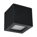 LEO ceramic wall lamp black
