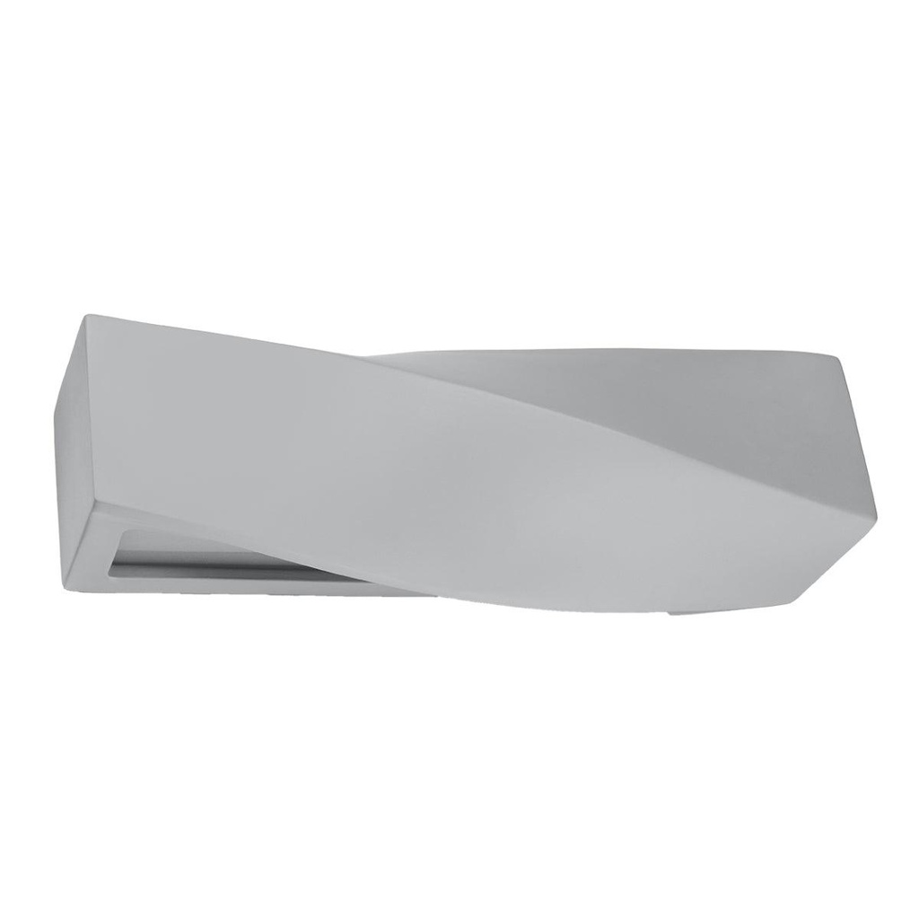 Ceramic wall lamp SIGMA grey