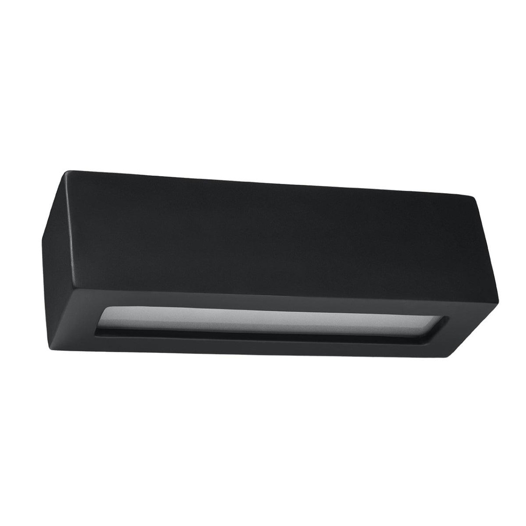 VEGA schwarze Keramik-Wandleuchte