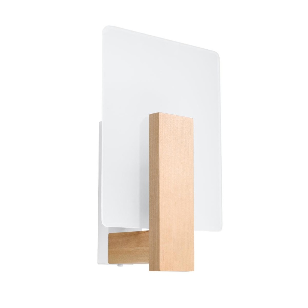 [SL.1094] LAPPO Wandleuchte aus Naturholz