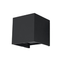 Applique LED noire IP54 LUCA