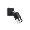 Applique BLACK noire/chrome