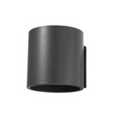 ORBIS 1 anthracite wall lamp