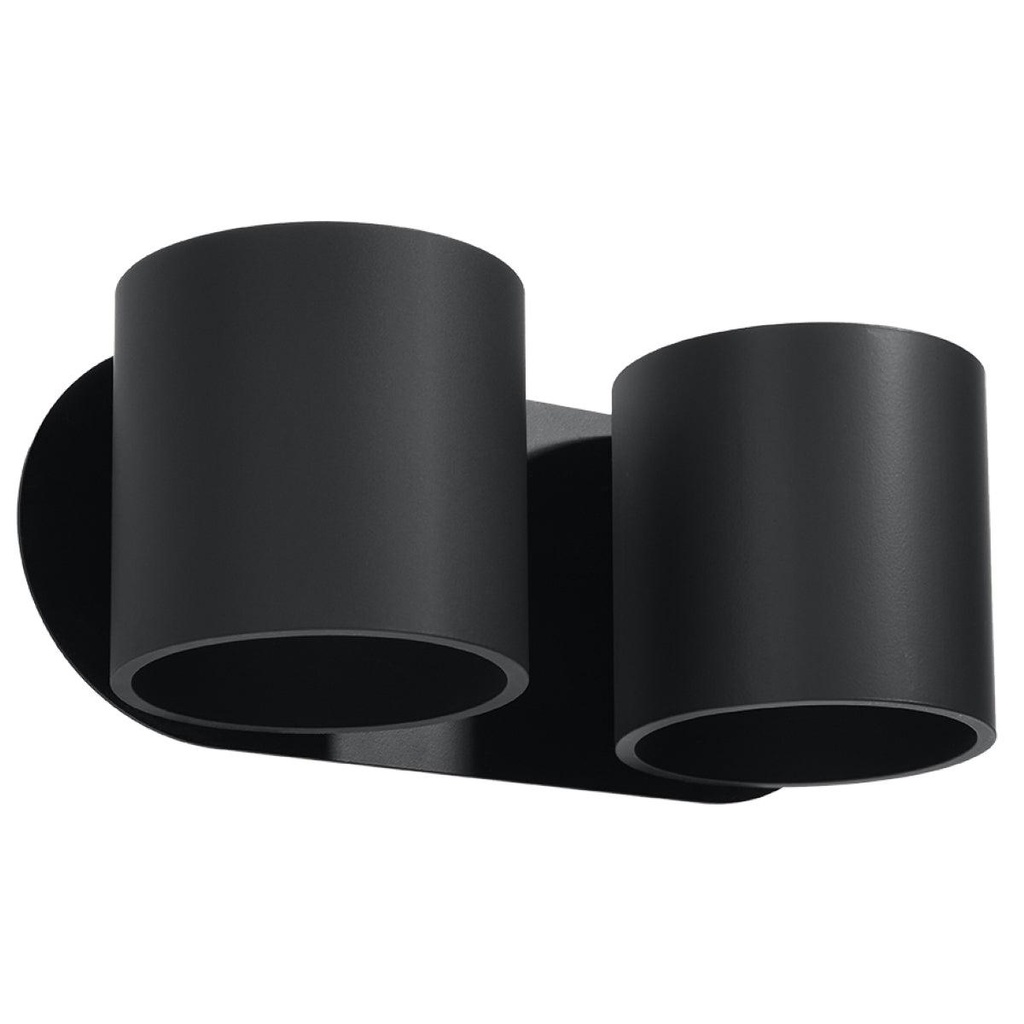 ORBIS 2 wall lamp black