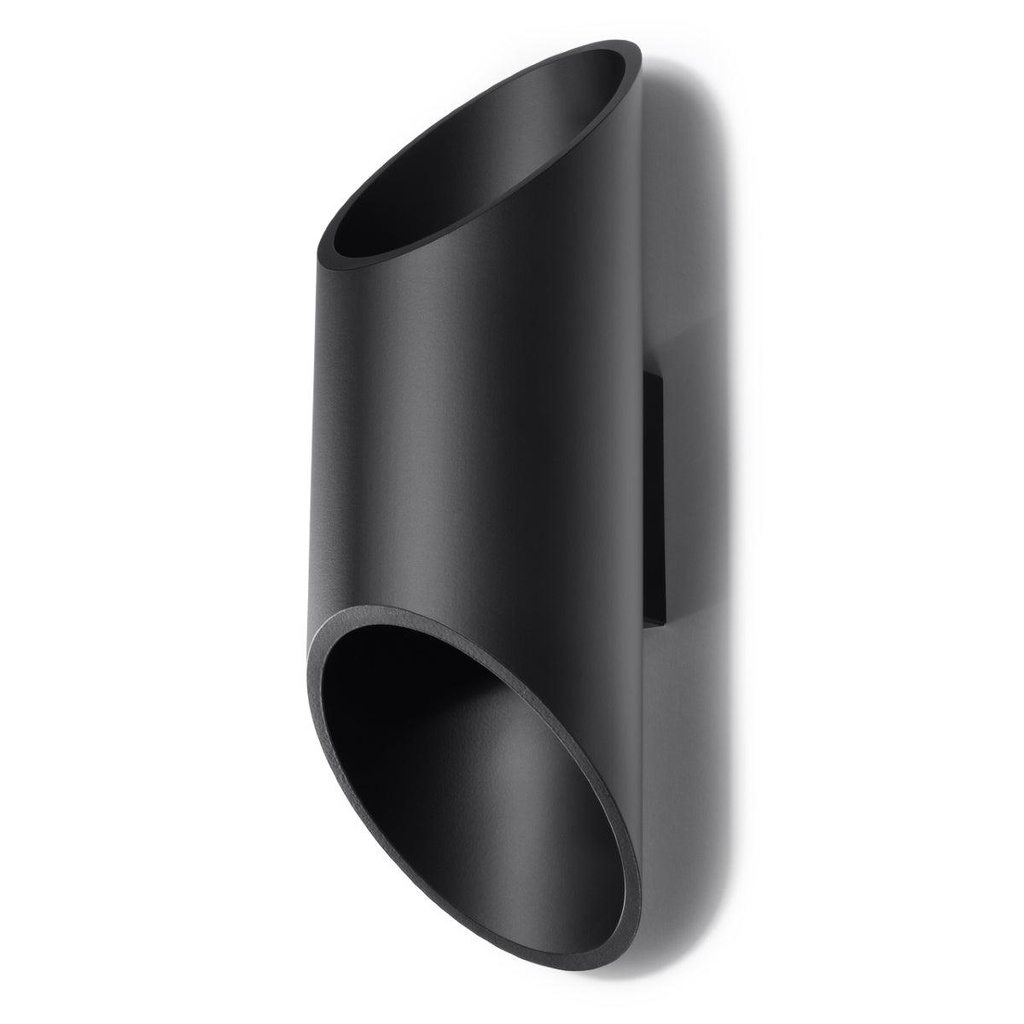 [SL.0114] Schwarze Wandleuchte PENNE 30