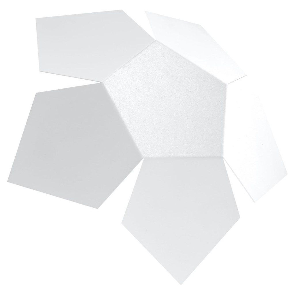 [SL.0422] Weiße Wandleuchte PENTA