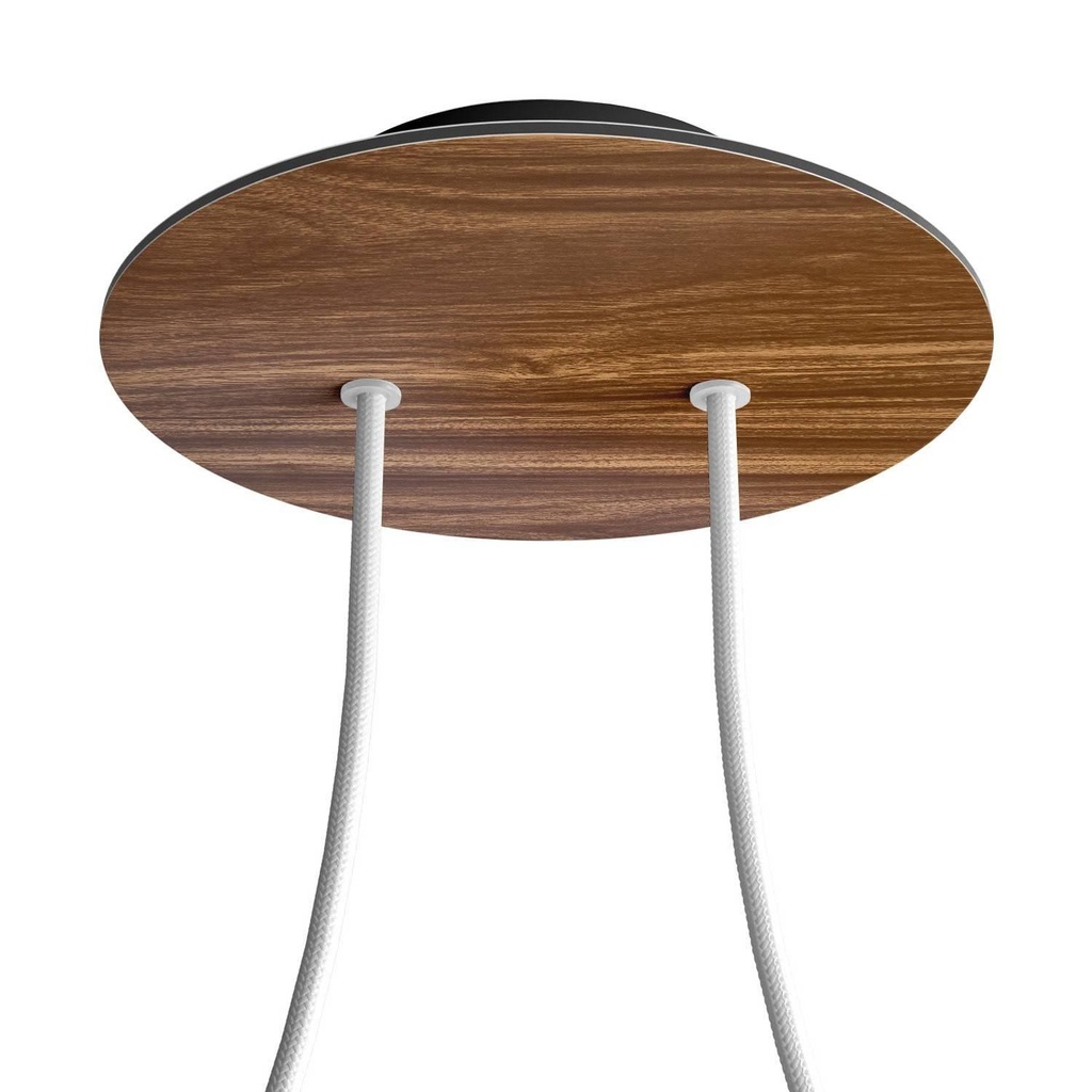 Rose-One rosette round, diameter 200 mm with 2 holes and 4 side holes