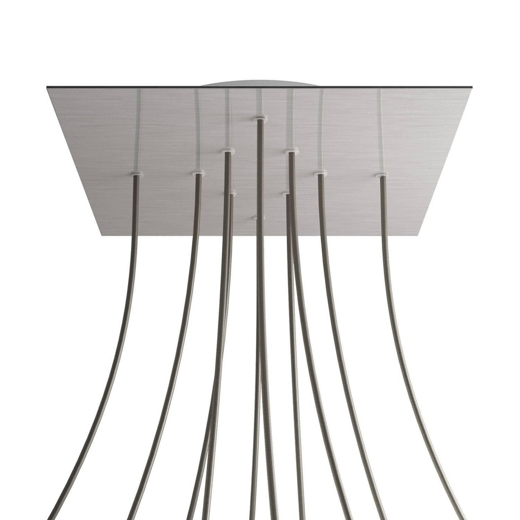 Rose-One SMART XXL rosette square, 400 mm with 10 holes - compatible