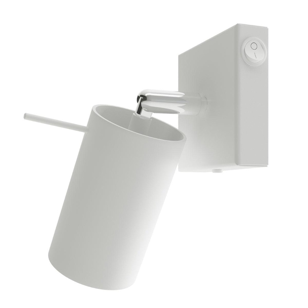 Applique RING blanche avec interrupteur