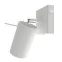 Applique RING blanche avec interrupteur