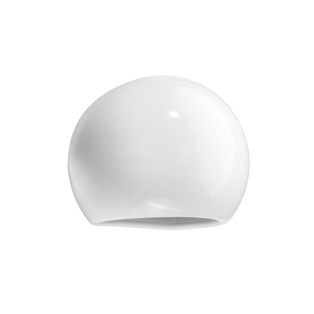 GLOBE white painted wall lamp