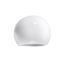 Applique murale peinte GLOBE blanc brillant